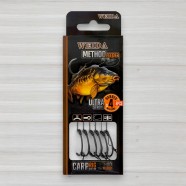 Повідець корповий для волосяних монтажів Weida Method Feeder GZ-14, 6шт/уп, № 4